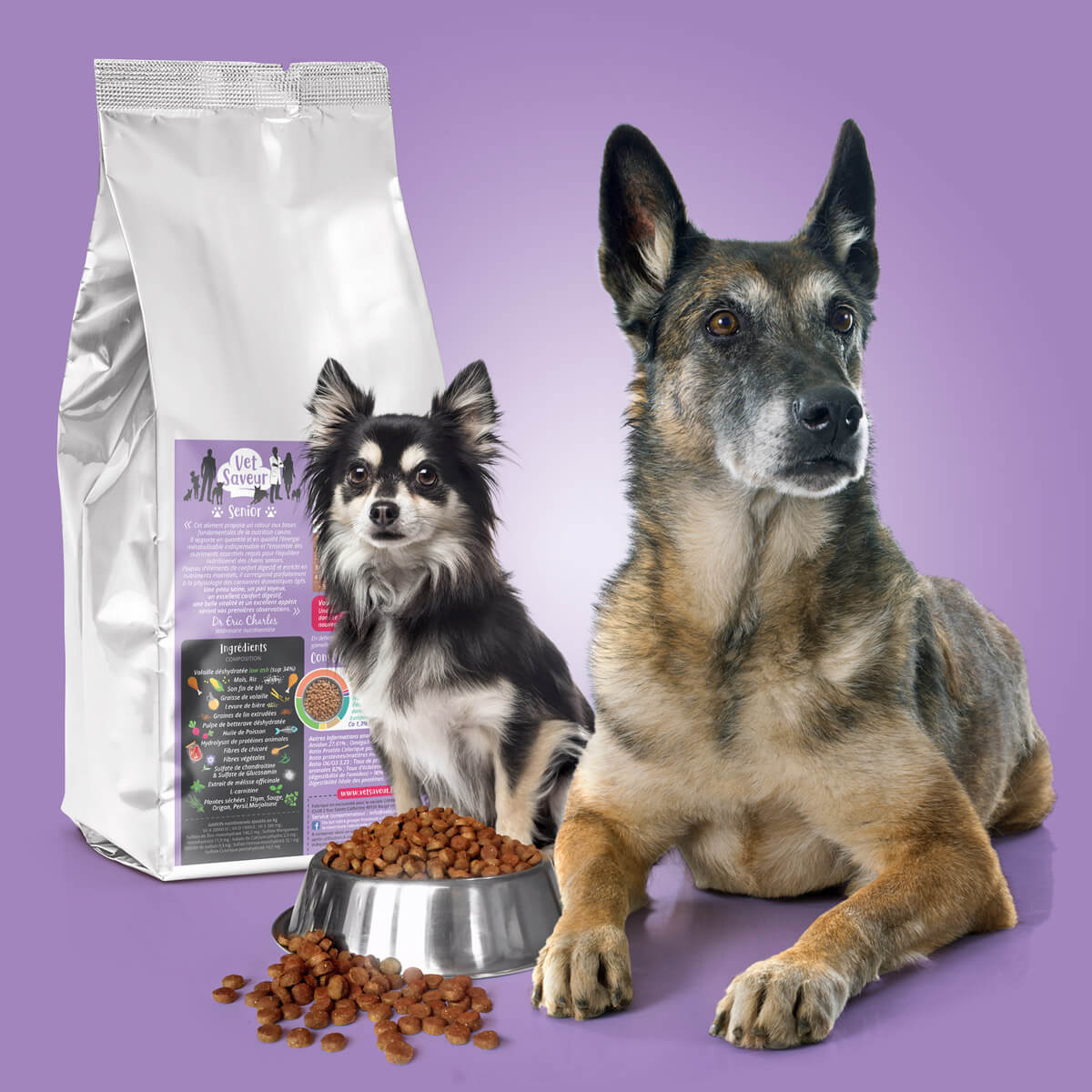 Croquettes VET SAVEUR CHIEN SENIOR 4KG - 11KG