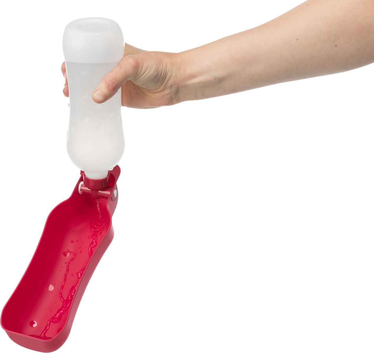 Gourde avec gamelle, en plastique – Image 3
