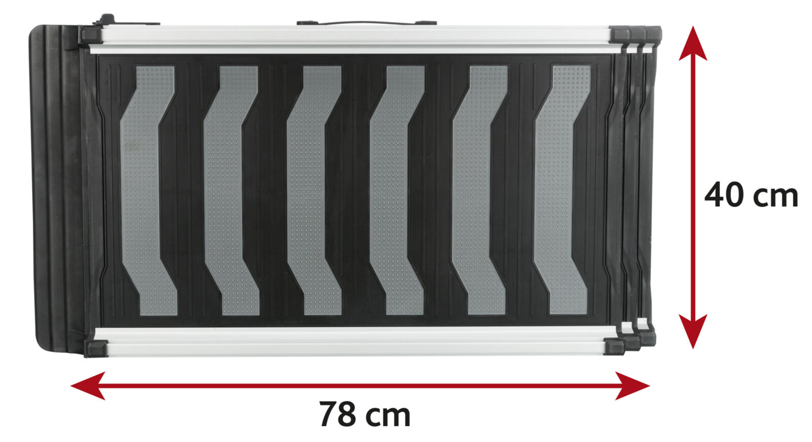 Rampe télescopique triple, aluminium/TPR – Image 24