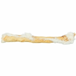 Rouleau de peau de lapin avec fourrure