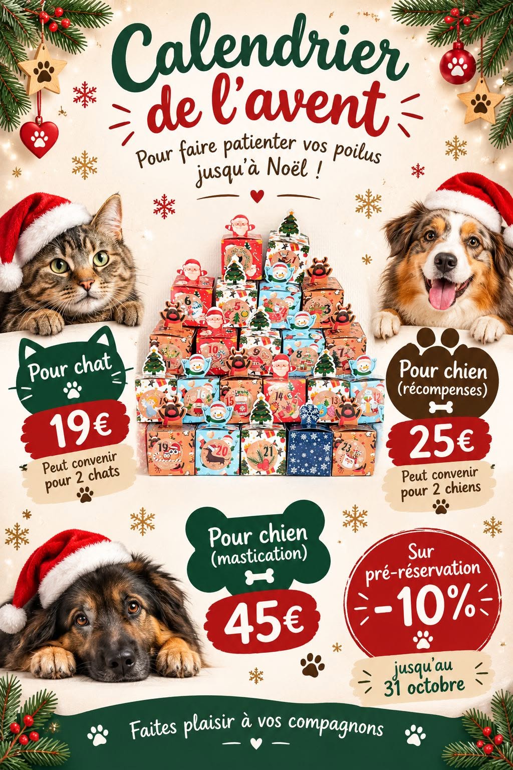 calendrier de noel évènement